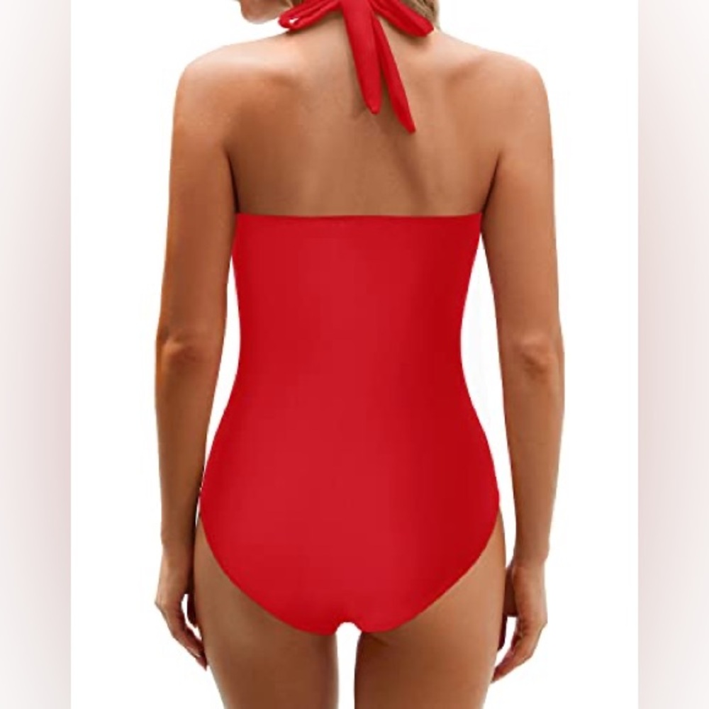 Tempt Me Tummy Control Halter Neck One Piece Swim - Picture 3 of 3